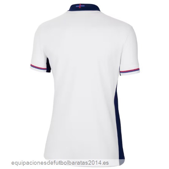 Nuevo 1ª Camiseta Mujer Inglaterra 2024 Blanco Baratas